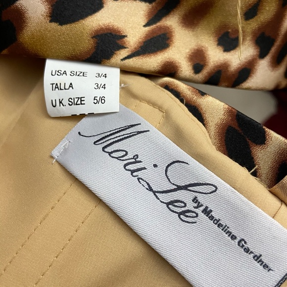 Leopard Bustier Gown - Picture 2 of 5